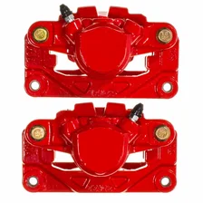 Rear RED CALIPER PAIR W/BRKT for Subaru image 3
