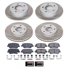 Front and Rear SEMI-COATED ROTOR KIT image 1