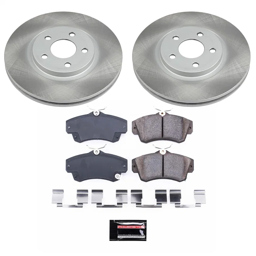 Front SEMI-COATED ROTOR KIT for Chrysler PT Cruiser
