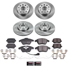 Front and Rear AUTOSPECIALTY BRAKE KIT for Volkswagen image 2