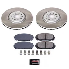 Front SEMI-COATED ROTOR KIT for Jeep Cherokee image 1