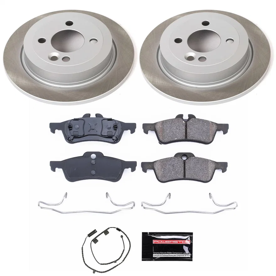 Rear SEMI-COATED ROTOR KIT for Mini Cooper