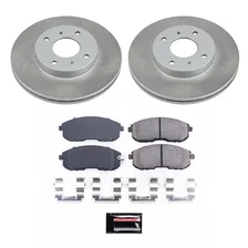 Front SEMI-COATED ROTOR KIT for Nissan Sentra image 1
