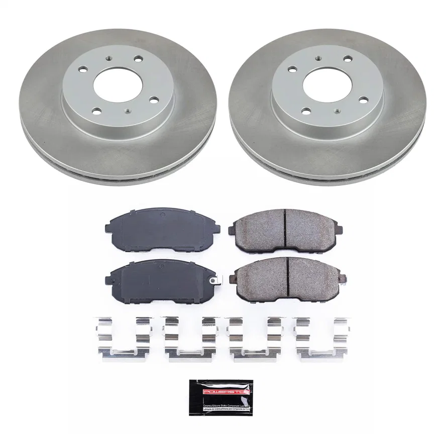 Front SEMI-COATED ROTOR KIT for Nissan Sentra