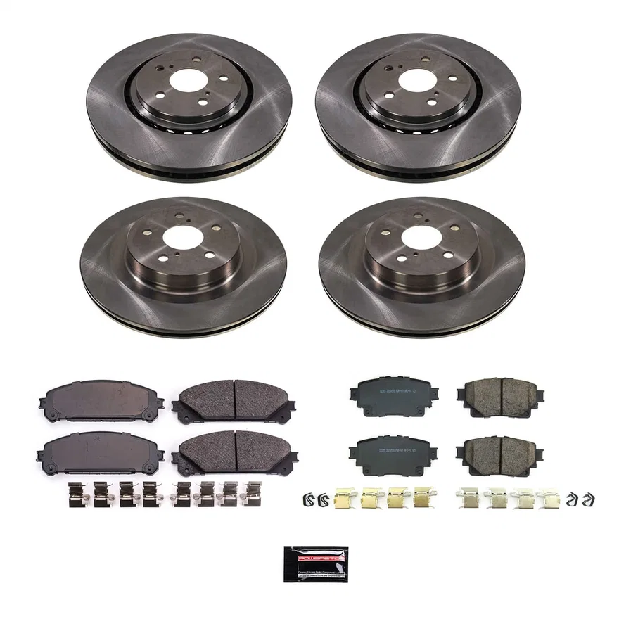 Front and Rear AUTOSPECIALTY BRAKE KIT for Toyota