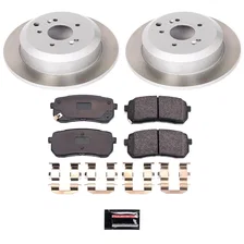 Rear SEMI-COATED ROTOR KIT for Hyundai Veracruz image 1