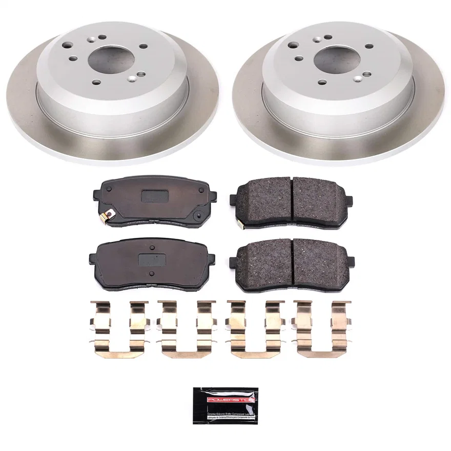 Rear SEMI-COATED ROTOR KIT for Hyundai Veracruz