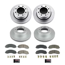 Front and Rear Z17 COATED BRAKE KIT for Ram 3500 image 2
