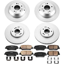 Front and Rear Z17 COATED BRAKE KIT for Kia Sorento image 2