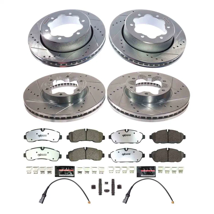 Front and Rear Z36 TRUCK/TOW BRAKE KIT for Ford Transit-350 HD