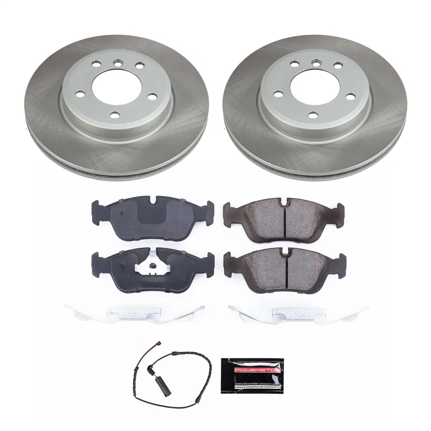 Front SEMI-COATED ROTOR KIT for BMW