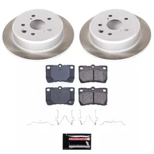 Rear SEMI-COATED ROTOR KIT for Lexus IS250 image 1