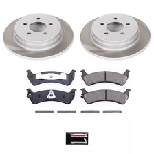 Rear SEMI-COATED ROTOR KIT for Ford Explorer Sport image 1