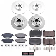 Front and Rear Z17 COATED BRAKE KIT for Hyundai Genesis image 2