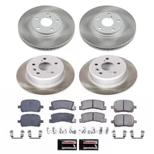 Front and Rear SEMI-COATED ROTOR KIT for Lexus RX300 image 1