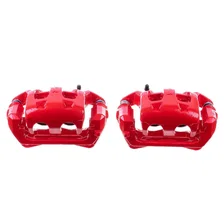 Front RED CALIPER PAIR W/BRKT for INFINITI image 2
