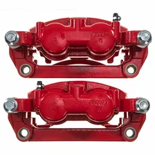 Rear RED CALIPER PAIR W/BRKT for Ford image 3