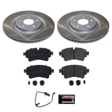 Rear SEMI-COATED ROTOR KIT for Audi image 1