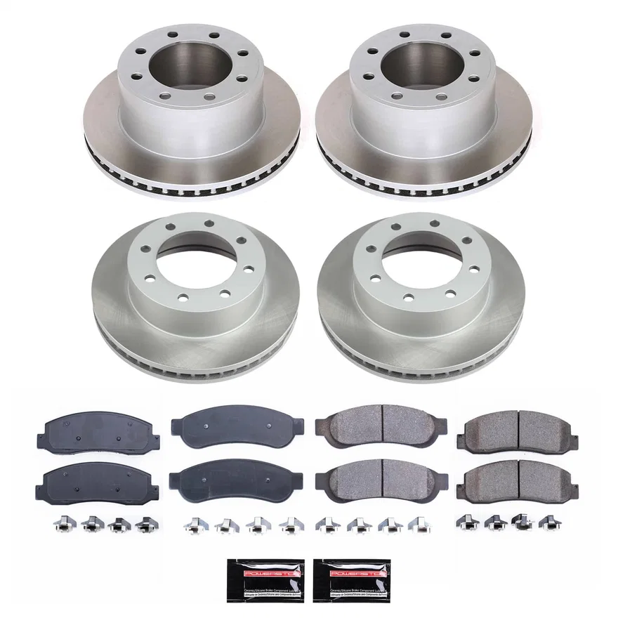 SEMI-COATED ROTOR KIT for Ford F-350 Super Duty