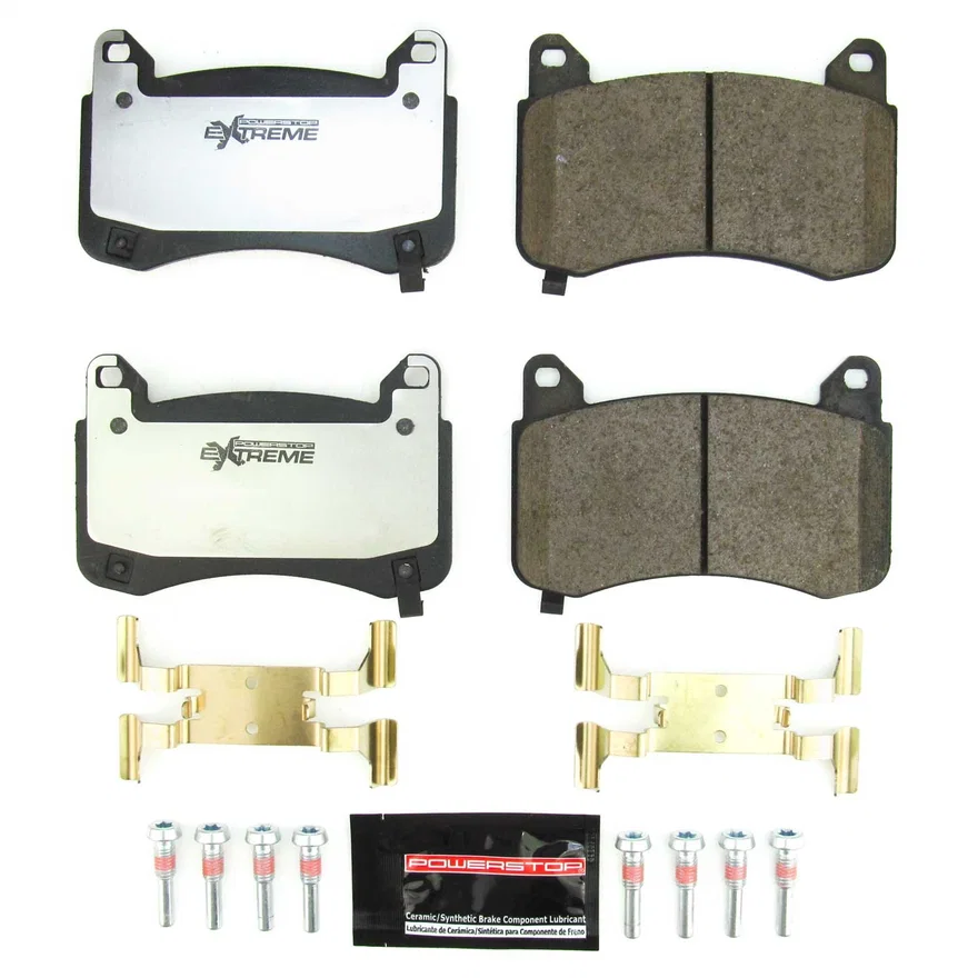 Front Z26 STREET PAD W/HDW for Tesla
