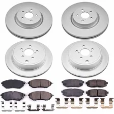 Front and Rear Z17 COATED BRAKE KIT for Subaru image 2