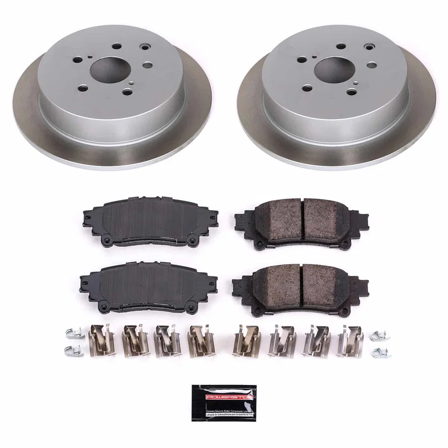 Rear SEMI-COATED ROTOR KIT