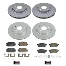 Front and Rear Z17 COATED BRAKE KIT for Nissan Rogue image 1