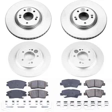 Front and Rear Z17 COATED BRAKE KIT for Kia Sportage image 2