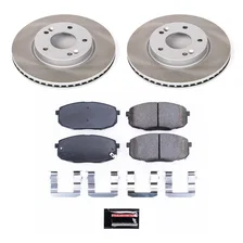 Front SEMI-COATED ROTOR KIT for Kia Soul image 1