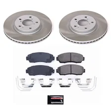 Front SEMI-COATED ROTOR KIT for Honda Odyssey image 1