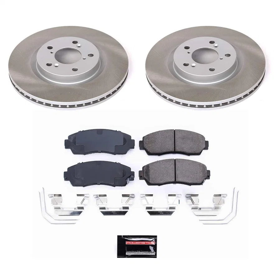 Front SEMI-COATED ROTOR KIT for Honda Odyssey