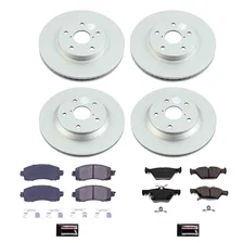 Front and Rear Z17 COATED BRAKE KIT for Subaru Forester image 2