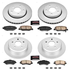 Front and Rear Z17 COATED BRAKE KIT for Jeep image 2