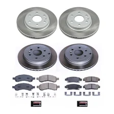 Front and Rear SEMI-COATED ROTOR KIT image 1