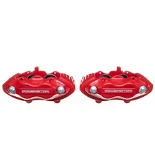Front RED CALIPER PAIR W/O BRKT image 2