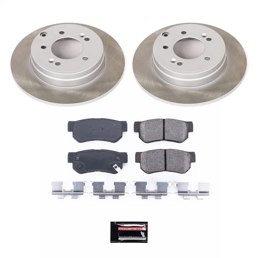 Rear SEMI-COATED ROTOR KIT for Hyundai Sonata