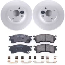 Front Z17 COATED BRAKE KIT for Mazda Protege image 2