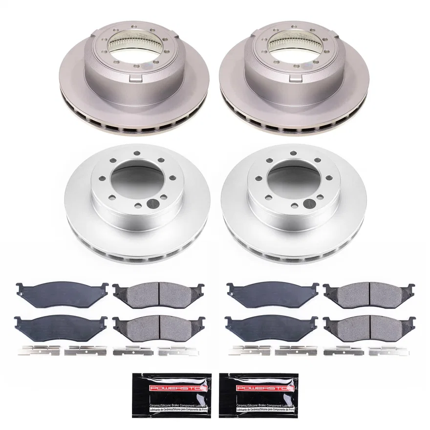 Front and Rear Z17 COATED BRAKE KIT for Ford