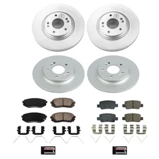 Front and Rear Z17 COATED BRAKE KIT for Kia Seltos image 1