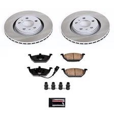 Front SEMI-COATED ROTOR KIT for Volkswagen image 1