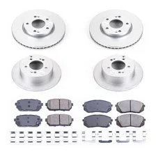 Front and Rear Z17 COATED BRAKE KIT for Kia Rondo image 2
