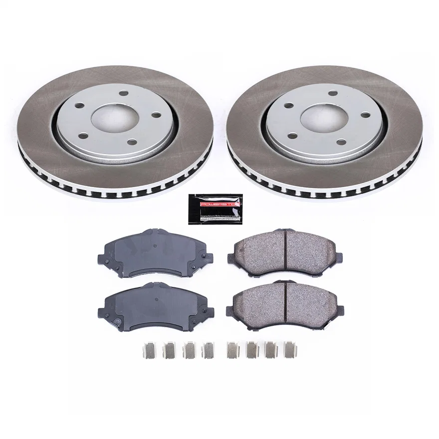 Front SEMI-COATED ROTOR KIT