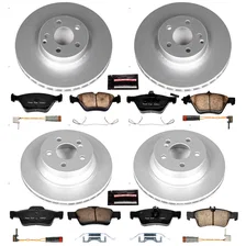Front and Rear Z23 COATED BRAKE KIT for Mercedes-Benz E350 image 2