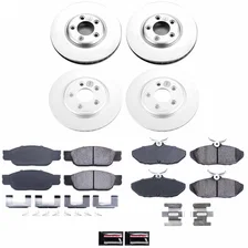 Front and Rear Z17 COATED BRAKE KIT for Jaguar S-Type image 2