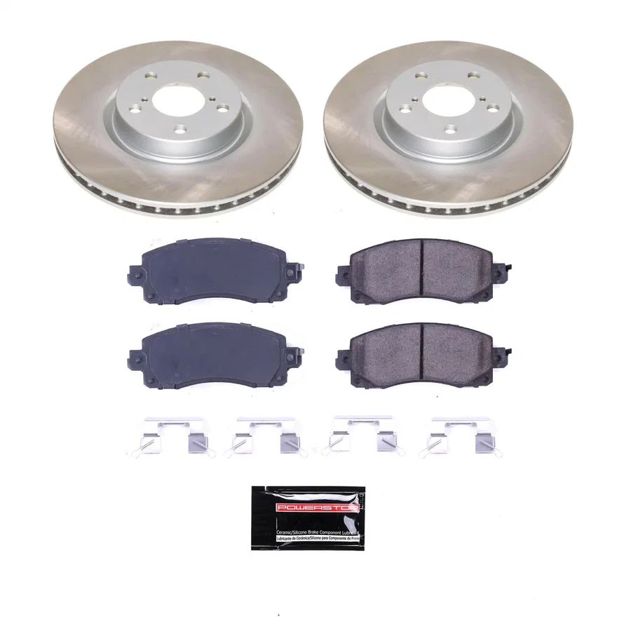 Front SEMI-COATED ROTOR KIT for Subaru Impreza