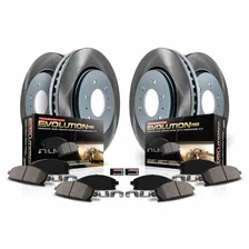 Front and Rear SEMI-COATED ROTOR KIT for Toyota image 2
