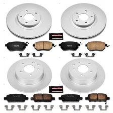 Front and Rear Z17 COATED BRAKE KIT for Nissan image 2