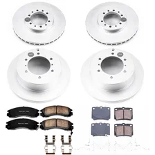 Front and Rear Z17 COATED BRAKE KIT for Mitsubishi Montero Sport image 2