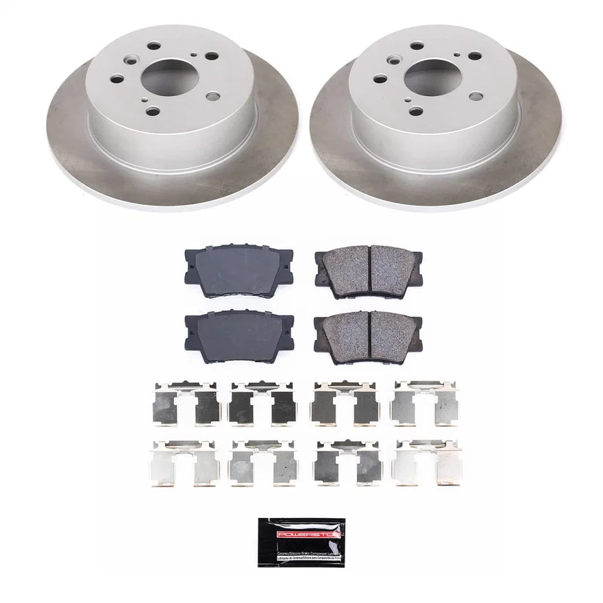 Rear SEMI-COATED ROTOR KIT