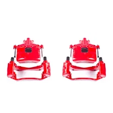 Front RED CALIPER PAIR W/BRKT image 2